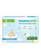 MamaEarth Plant Based Diaper Pants With 2X Absorption, Size S (4-6 Kg), 30 Diapers
